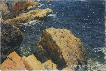 Плажове картини на Скалите на нос Javea работа Хоакина Сороллы и Бастиды Висококачествена ръчно рисувани