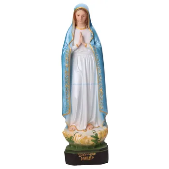 Статуя на Дева мария от Фатима Статуетка на Дева Мария-35 см 13,8 инча НОВА