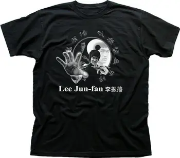 Enter The Dragon Кунг-фу Бойни Изкуства на Брус Лий Тениска С Къс Ръкав Ежедневни 100% Памук, С Кръгло деколте Лятна Мъжка тениска Размер S-3XL