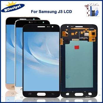 Super AMOLED На Samsung Galaxy J3110 J3 Pro LCD Дисплей С Сензорен Екран Дигитайзер За Samsung J3P J3110 Резервни Части, Дисплей